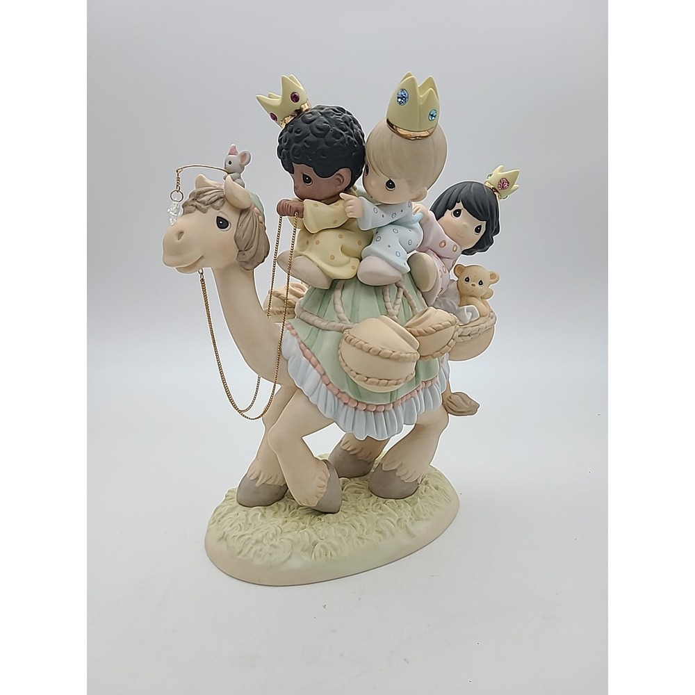 We Would See Jesus Wisemen 1309/1500 Chapel Exclusive Precious Moments Camel Vtg
